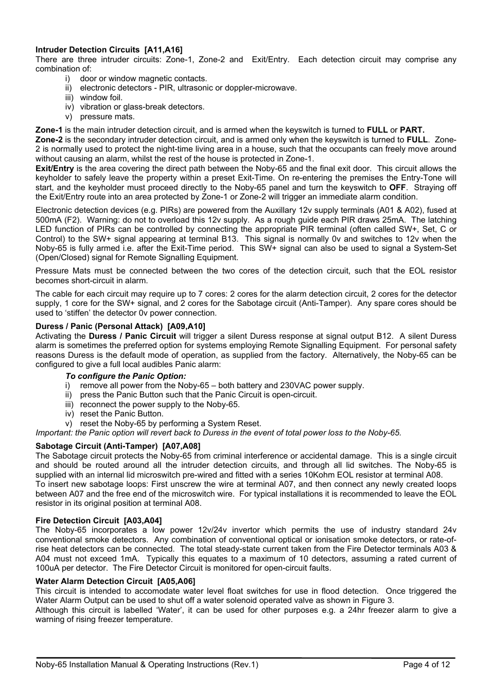 Noby UK Noby-65 User Manual | Page 4 / 12