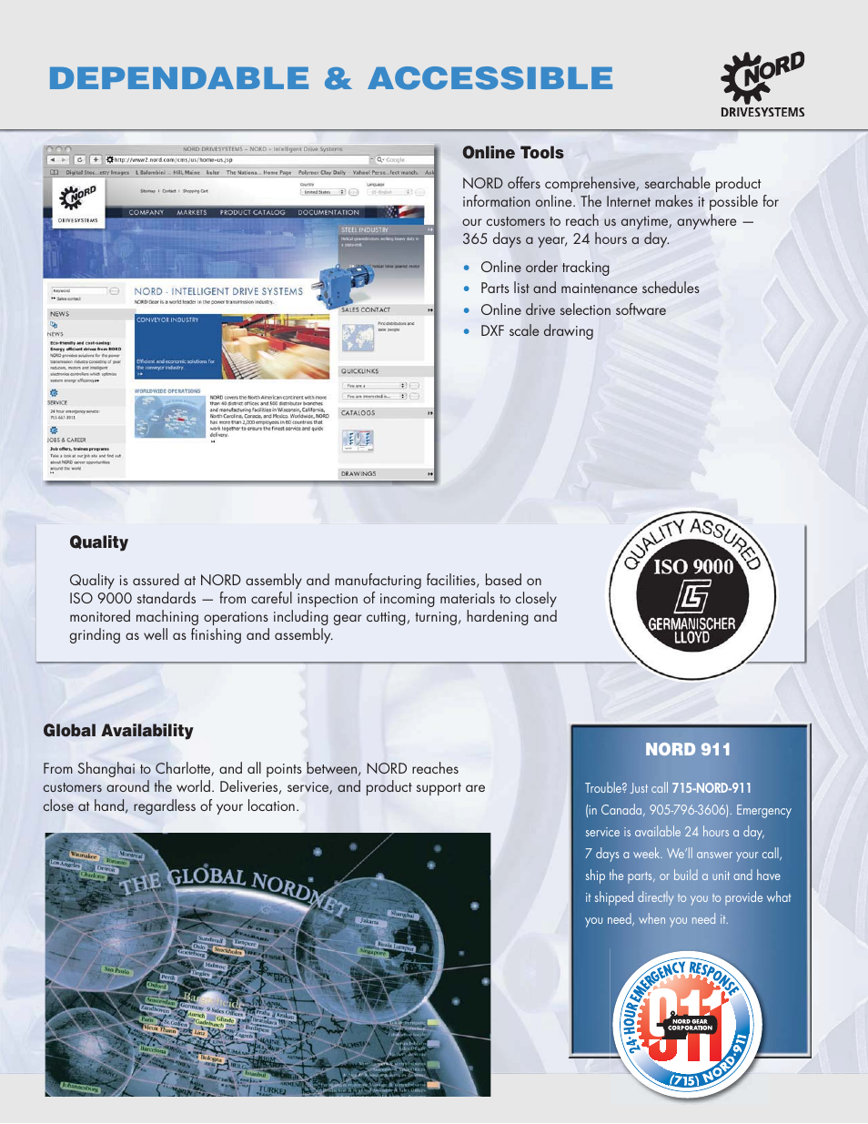 Dependable & accessible | NORD Drivesystems B1000 User Manual | Page 2 / 820