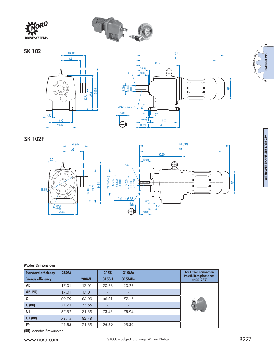 NORD Drivesystems B1000 User Manual | Page 229 / 820