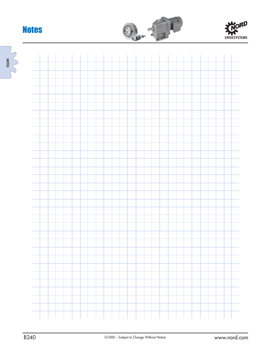 NORD Drivesystems B1000 User Manual | Page 242 / 820