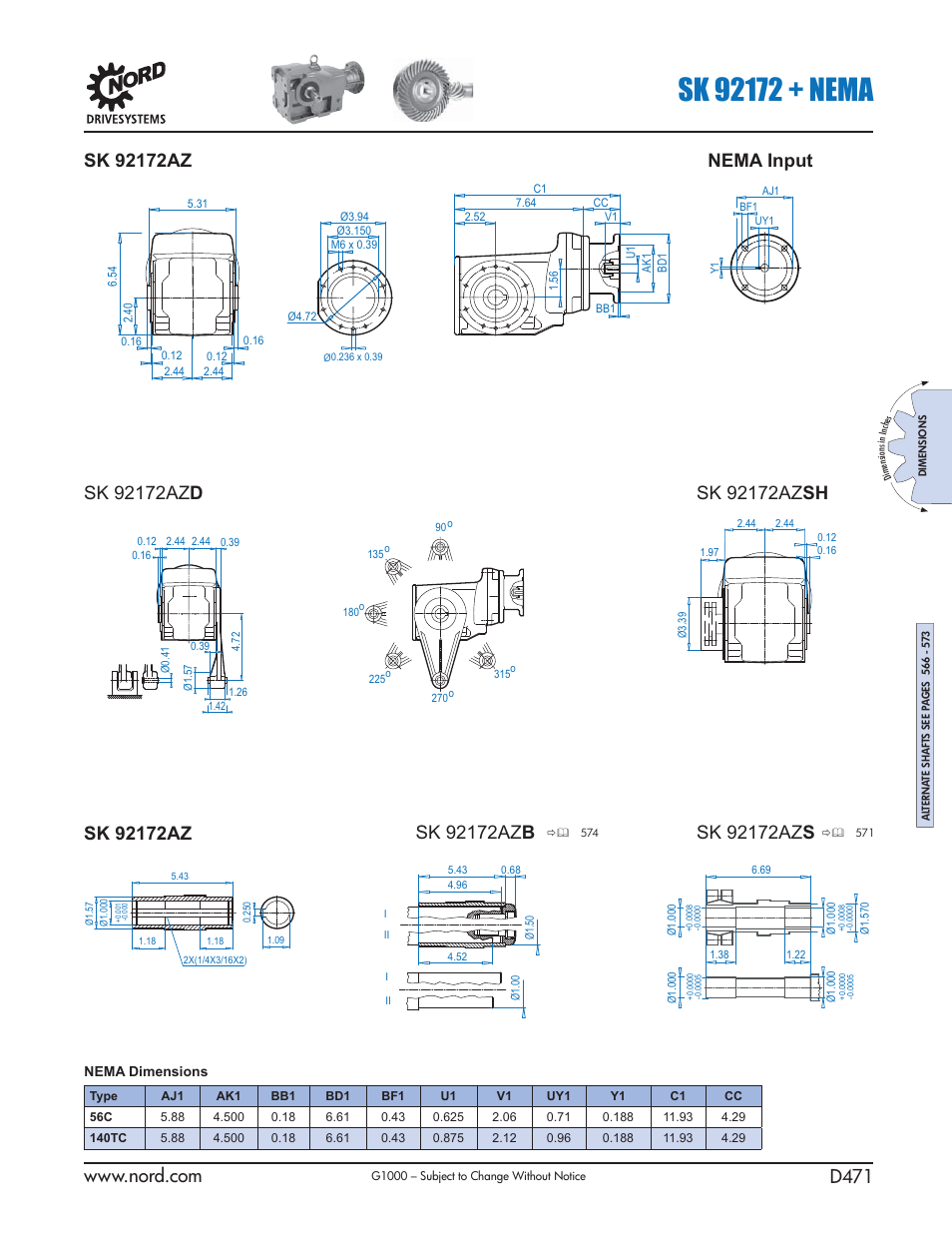 Nema input | NORD Drivesystems B1000 User Manual | Page 473 / 820