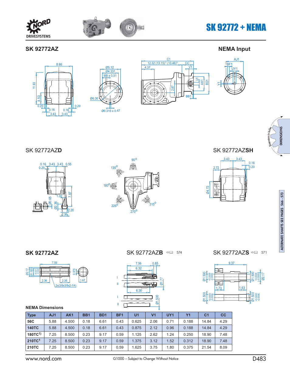 Nema input | NORD Drivesystems B1000 User Manual | Page 485 / 820