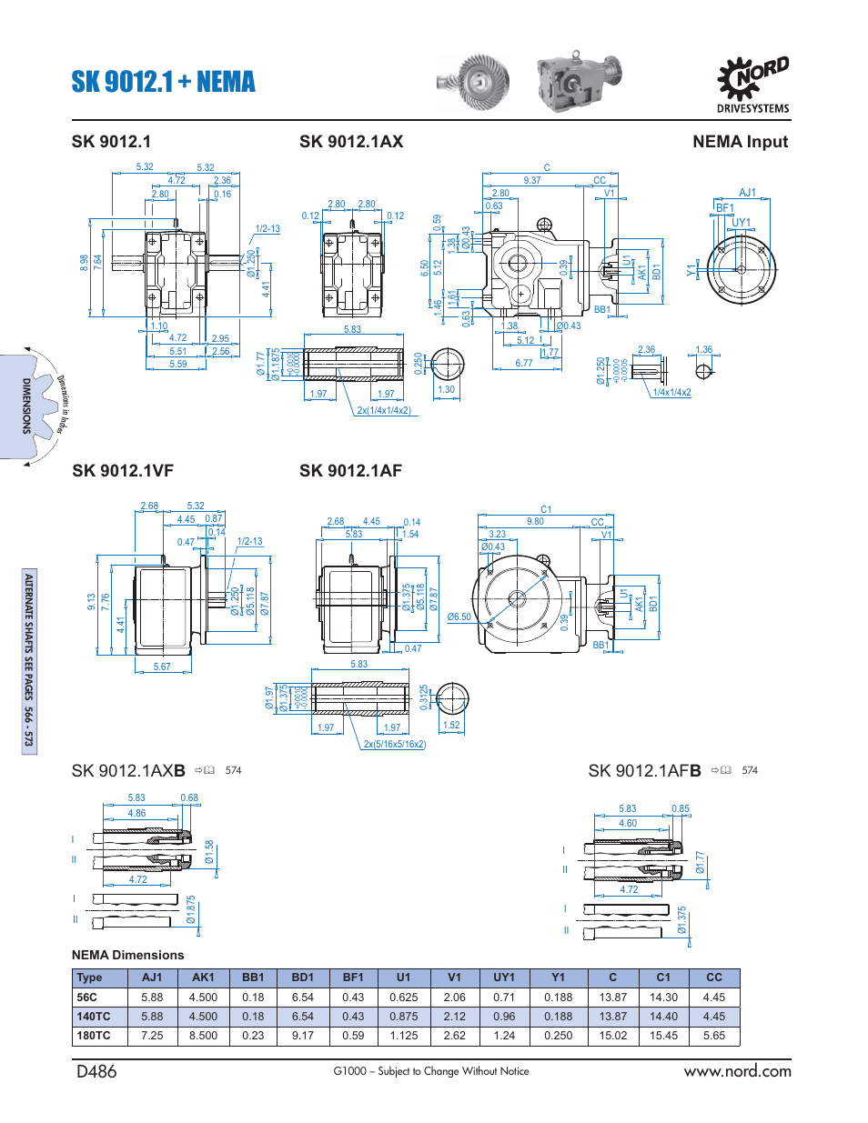 Nema input | NORD Drivesystems B1000 User Manual | Page 488 / 820