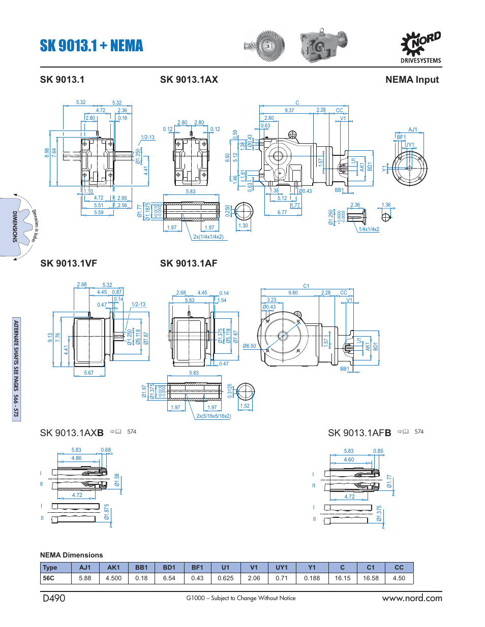 Nema input | NORD Drivesystems B1000 User Manual | Page 492 / 820