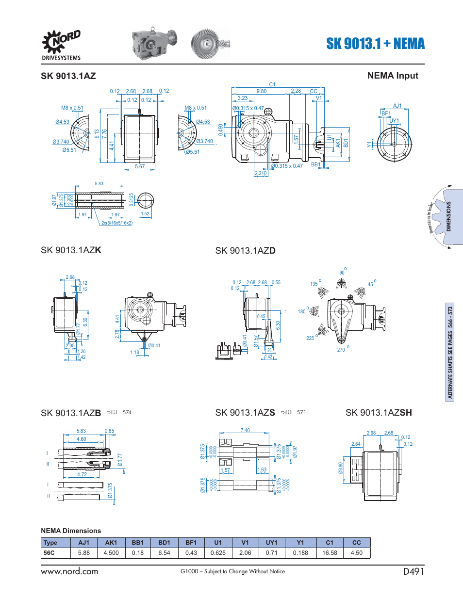 Nema input | NORD Drivesystems B1000 User Manual | Page 493 / 820