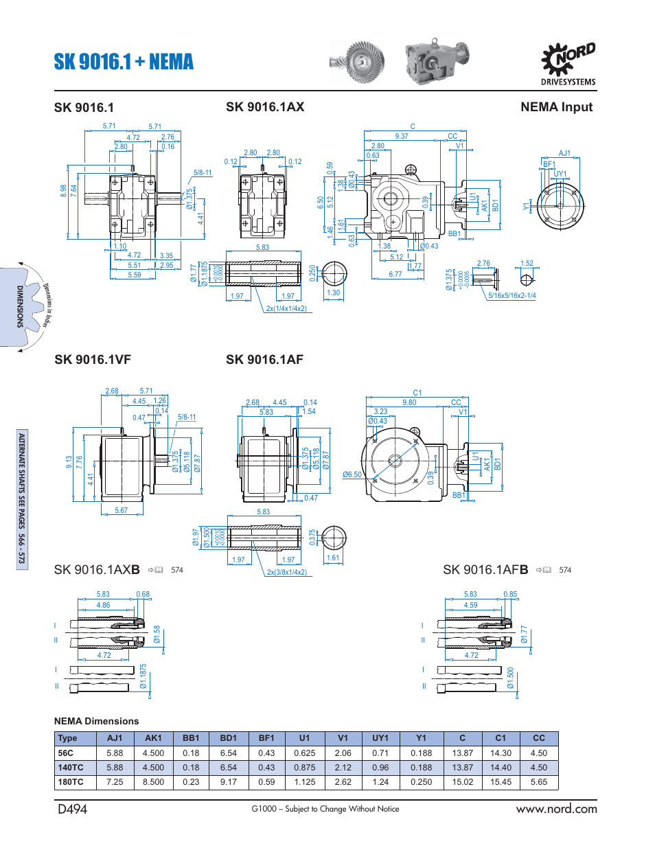 Nema input | NORD Drivesystems B1000 User Manual | Page 496 / 820