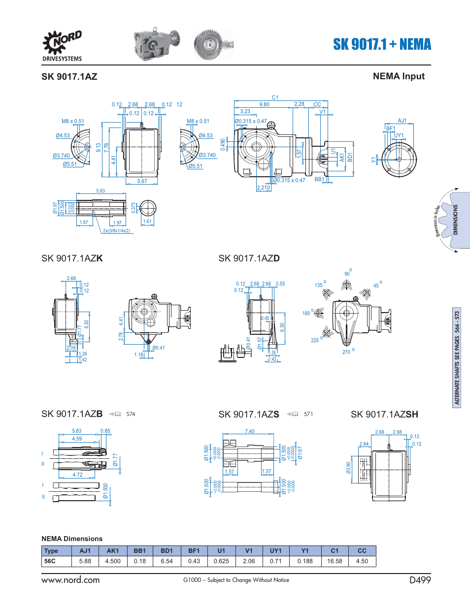 Nema input | NORD Drivesystems B1000 User Manual | Page 501 / 820