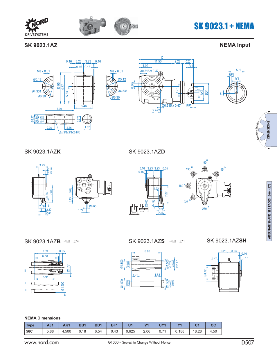 Nema input | NORD Drivesystems B1000 User Manual | Page 509 / 820