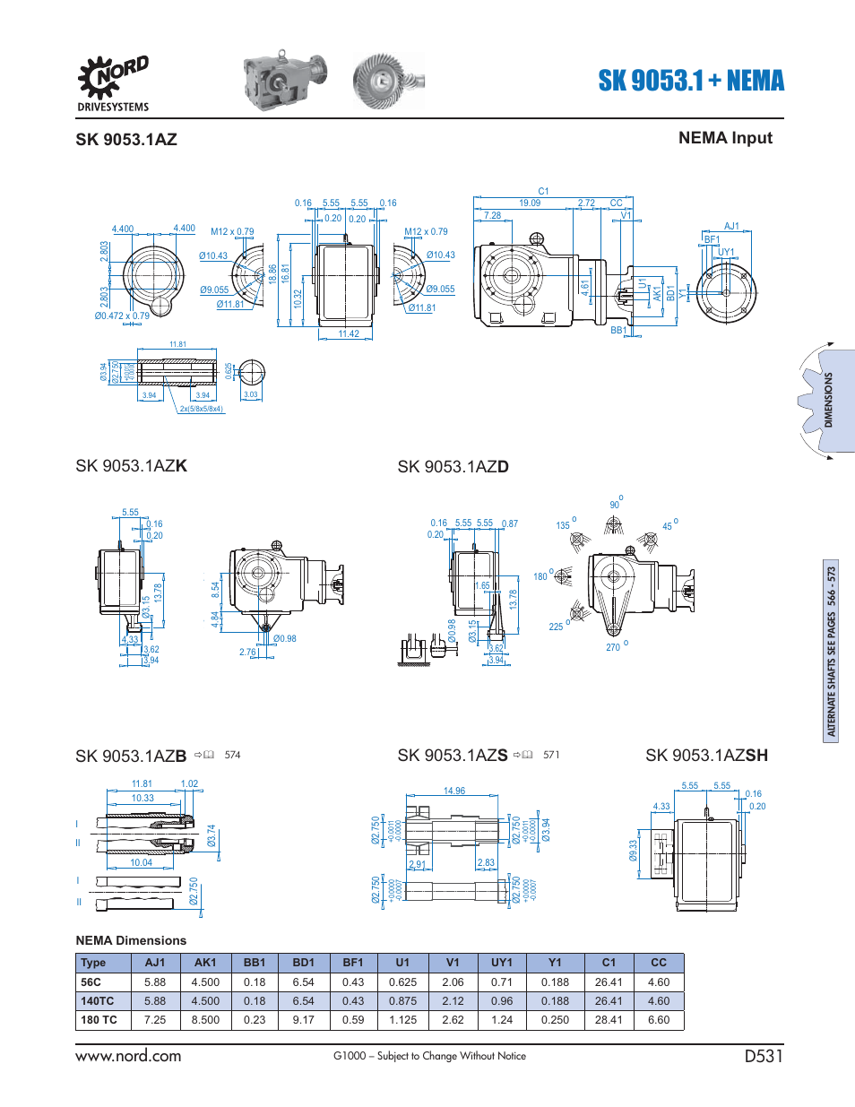 Nema input | NORD Drivesystems B1000 User Manual | Page 533 / 820