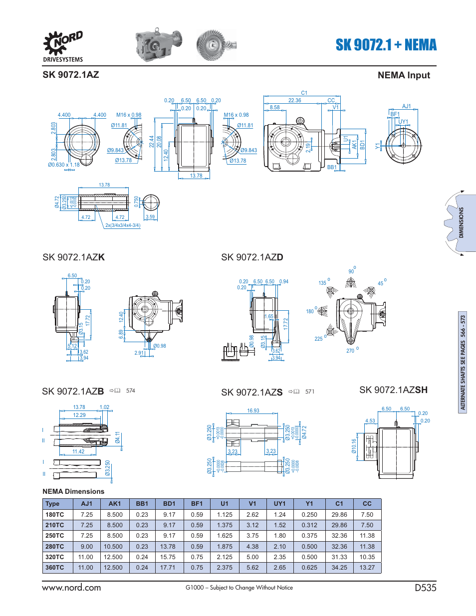 NORD Drivesystems B1000 User Manual | Page 537 / 820