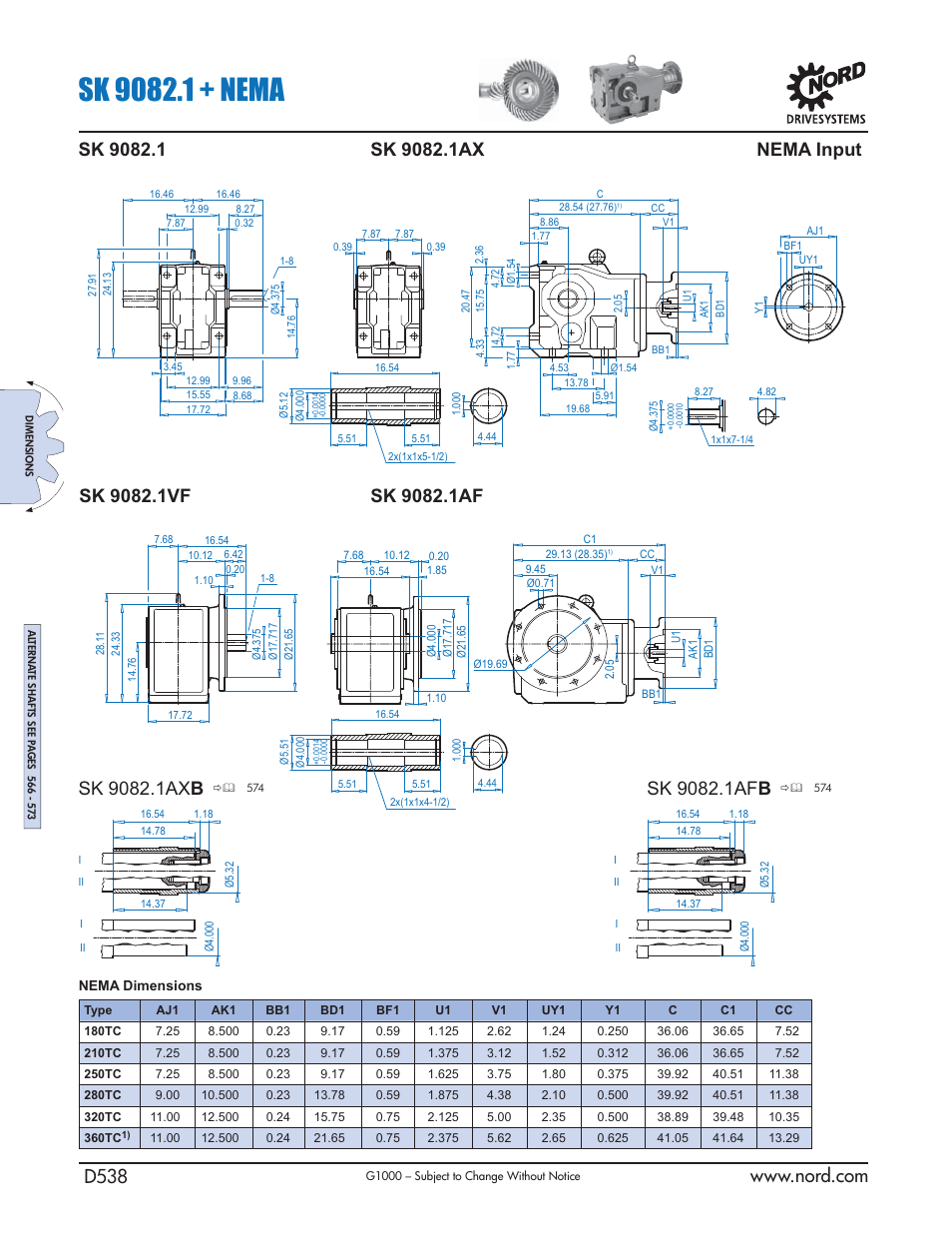 Nema input | NORD Drivesystems B1000 User Manual | Page 540 / 820