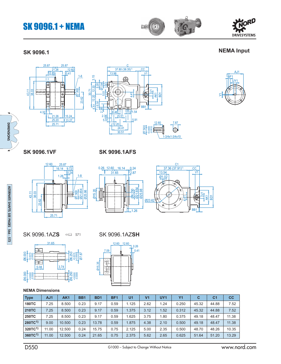 Nema input | NORD Drivesystems B1000 User Manual | Page 552 / 820