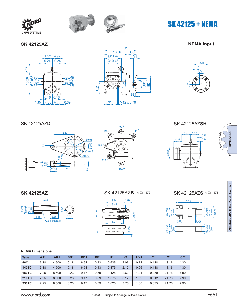 Nema input | NORD Drivesystems B1000 User Manual | Page 663 / 820