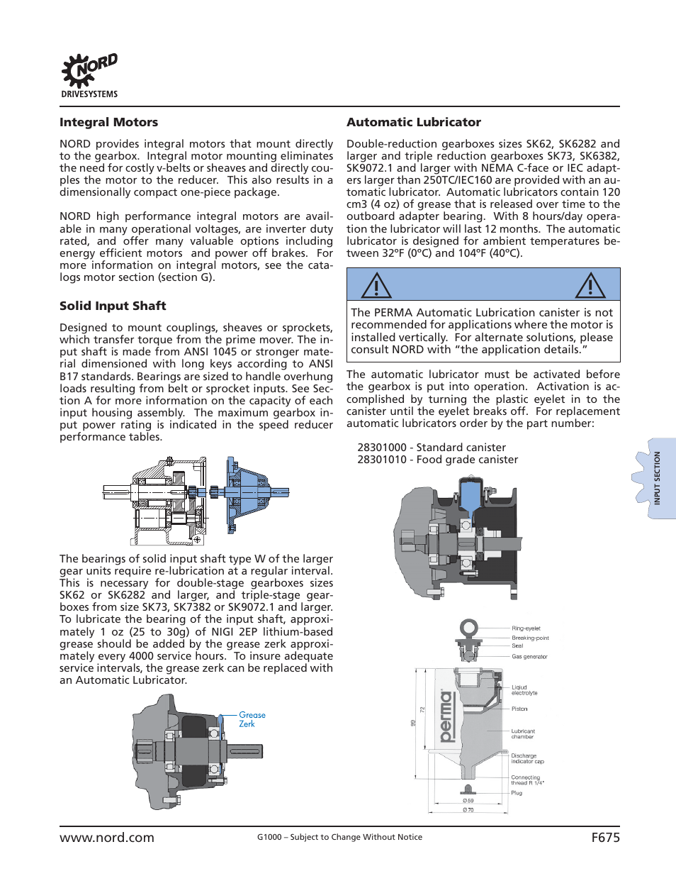 Caution | NORD Drivesystems B1000 User Manual | Page 677 / 820