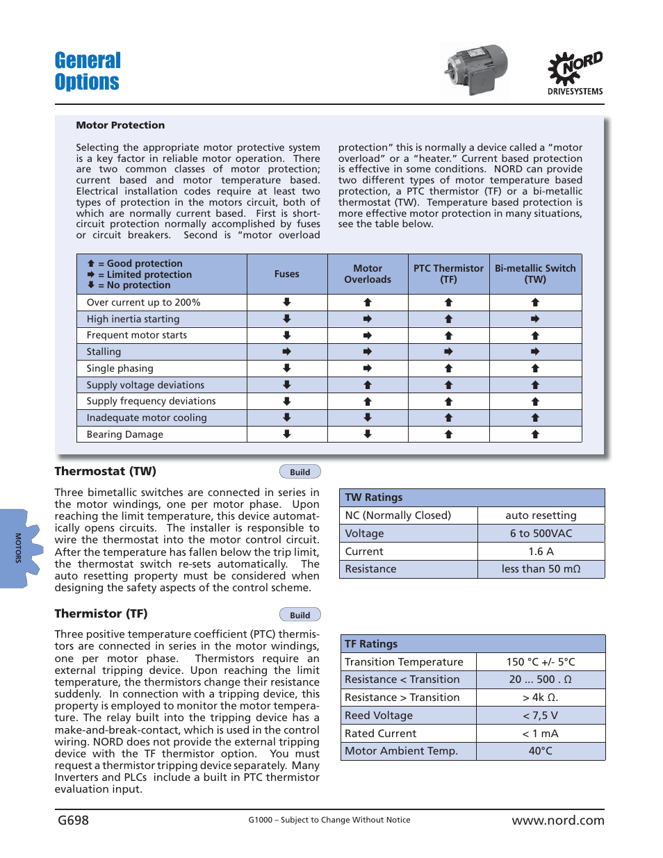 General options | NORD Drivesystems B1000 User Manual | Page 700 / 820