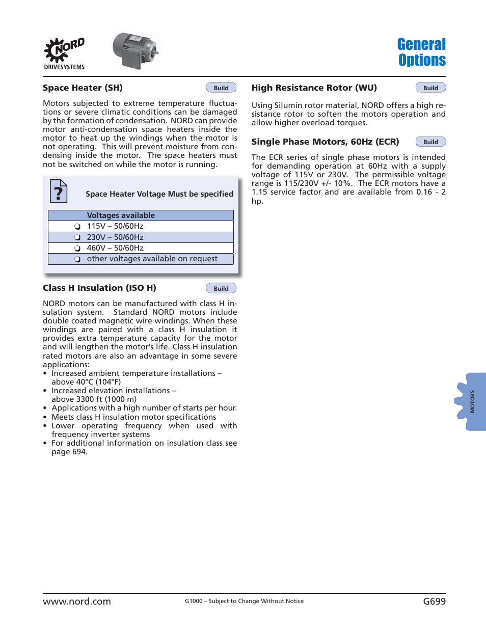 General options | NORD Drivesystems B1000 User Manual | Page 701 / 820