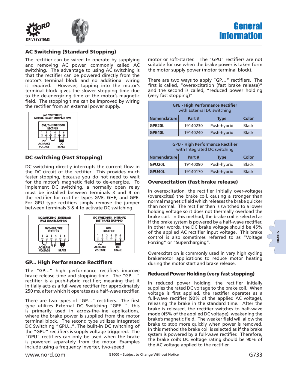 General information | NORD Drivesystems B1000 User Manual | Page 735 / 820