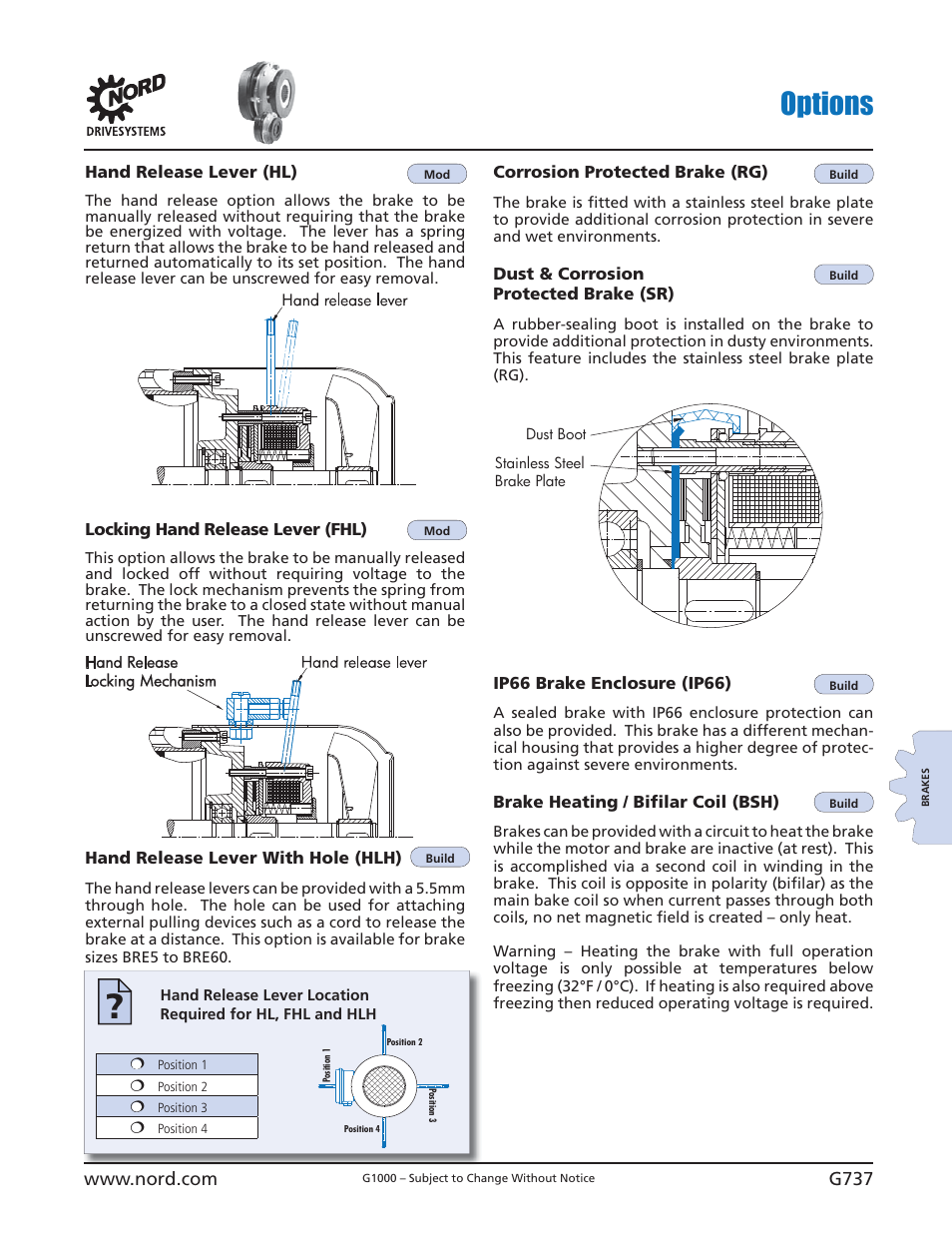 Options | NORD Drivesystems B1000 User Manual | Page 739 / 820