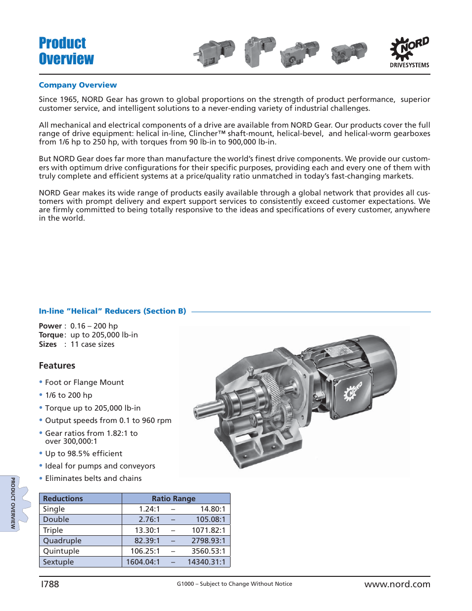 Product overview | NORD Drivesystems B1000 User Manual | Page 790 / 820