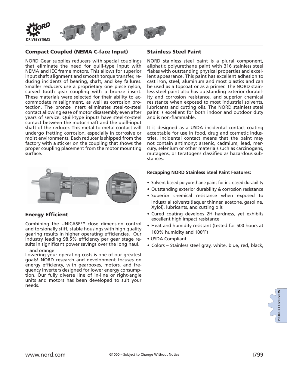 Key features | NORD Drivesystems B1000 User Manual | Page 801 / 820