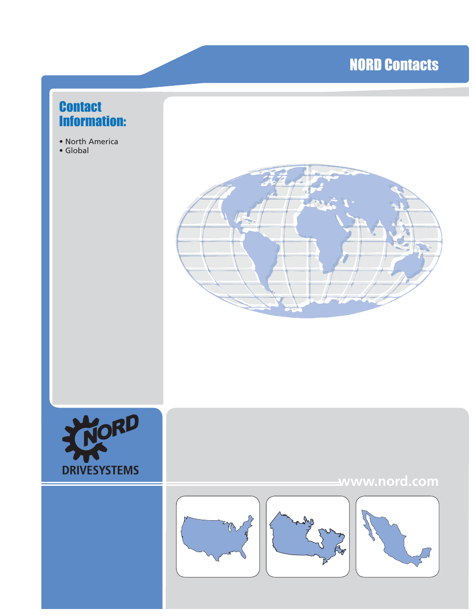 Nord contacts, Contact information | NORD Drivesystems B1000 User Manual | Page 803 / 820