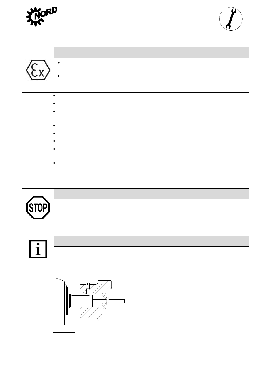 Storage, preparation, installation | NORD Drivesystems B2000 User Manual | Page 17 / 60