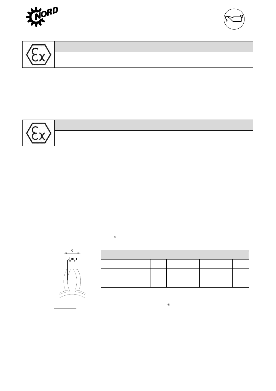 Service and maintenance | NORD Drivesystems B2000 User Manual | Page 35 / 60