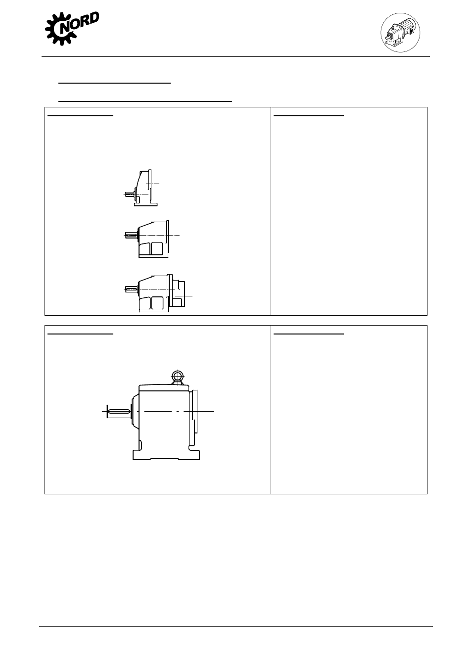 Description of gear units | NORD Drivesystems B2000 User Manual | Page 7 / 60