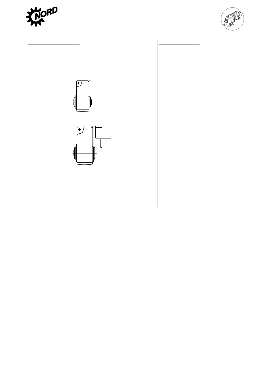 Description of gear units | NORD Drivesystems B2000 User Manual | Page 9 / 60