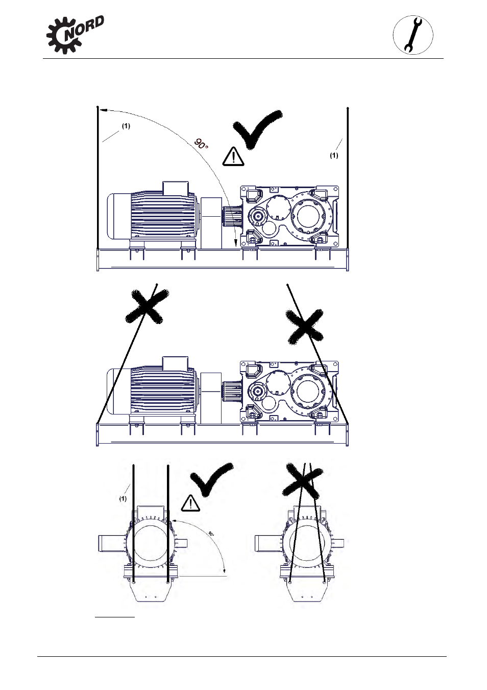 Storage, transport, preparation, installation | NORD Drivesystems B1050 User Manual | Page 10 / 36