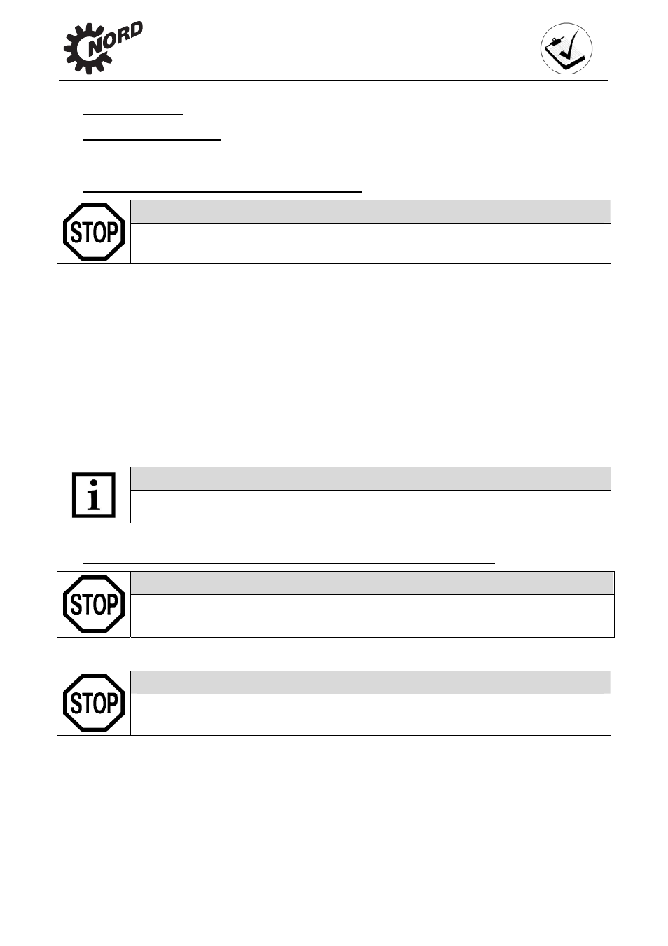 Commissioning | NORD Drivesystems B1050 User Manual | Page 20 / 36