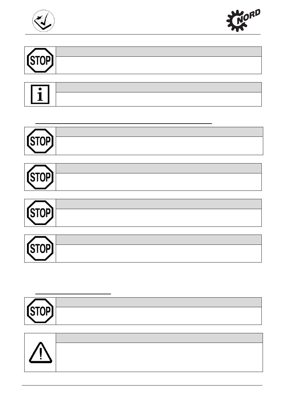 Commissioning | NORD Drivesystems B1050 User Manual | Page 21 / 36