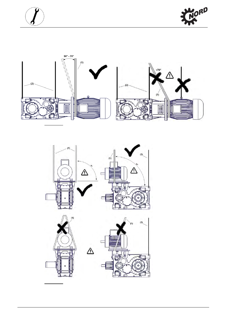 Storage, transport, preparation, installation | NORD Drivesystems B1050 User Manual | Page 9 / 36