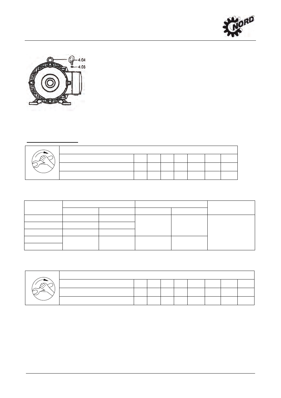 Drawing and list of replacement parts | NORD Drivesystems B1092 User Manual | Page 15 / 52