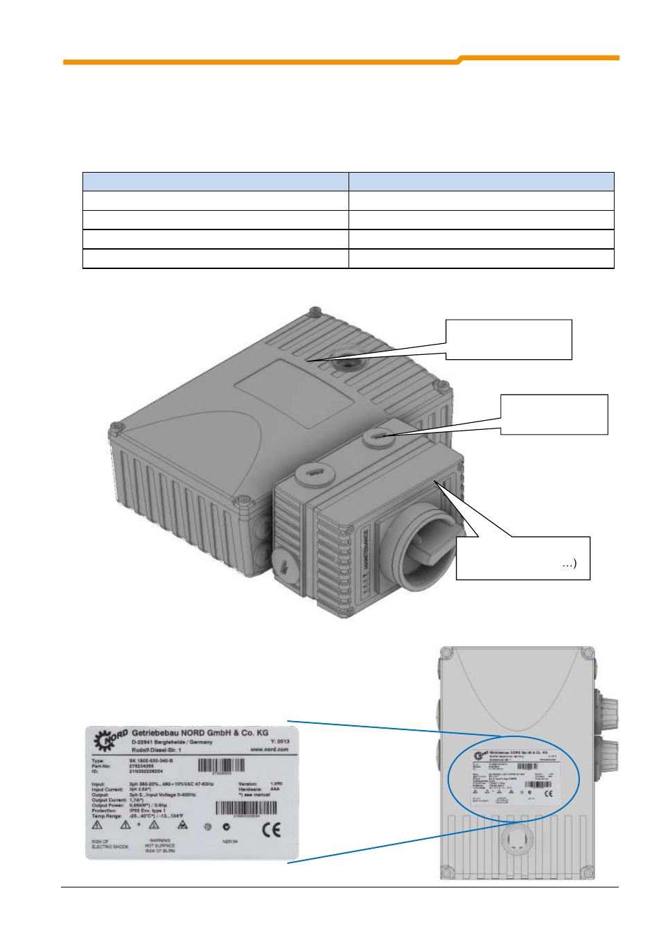 6 nomenclature / type codes | NORD Drivesystems BU0180 User Manual | Page 15 / 184