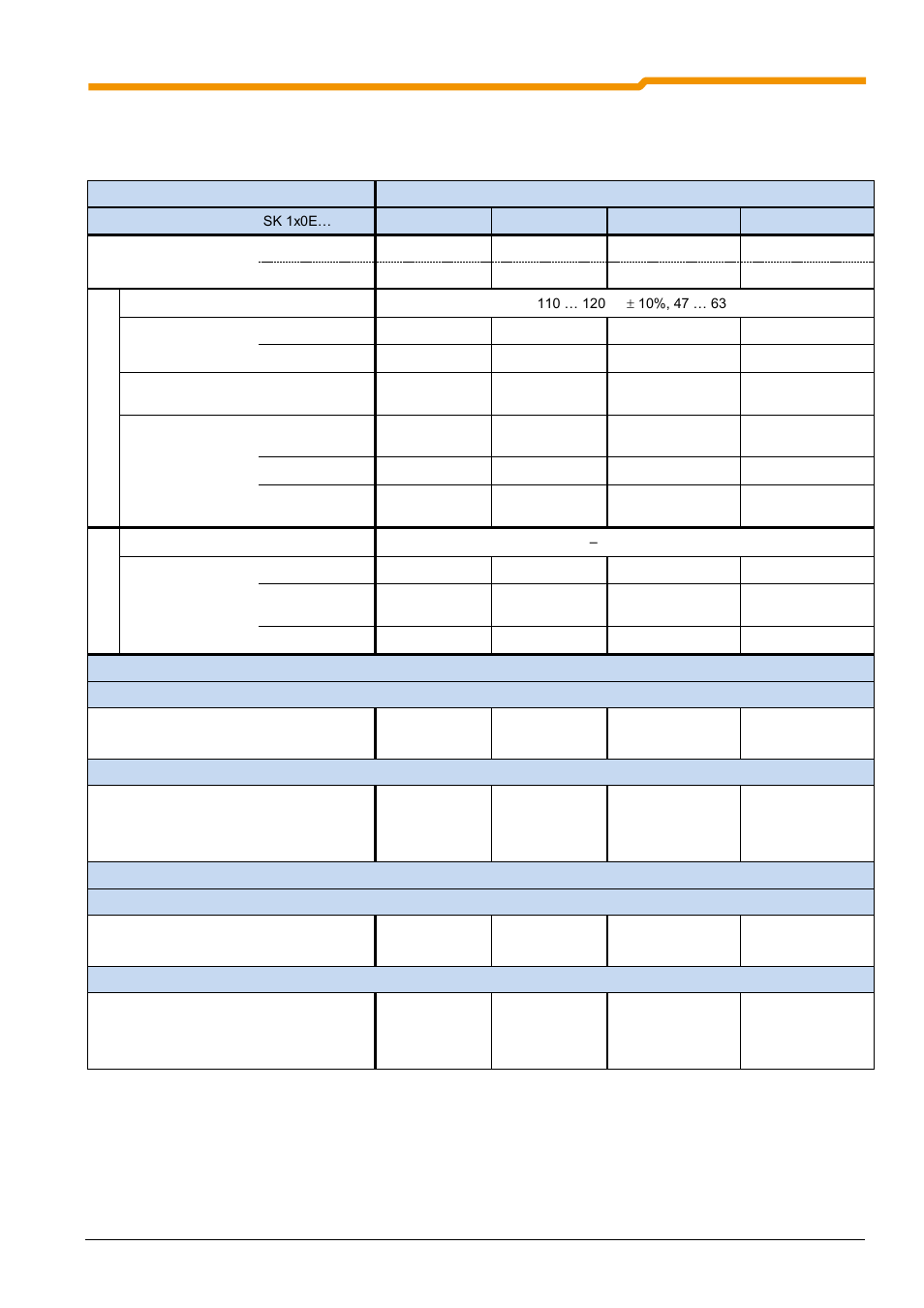 1 electrical data 1~115v | NORD Drivesystems BU0180 User Manual | Page 153 / 184