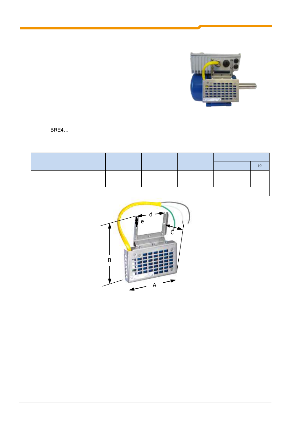 2 external brake resistor sk bre4, 3 external brake resistor dimensions | NORD Drivesystems BU0180 User Manual | Page 26 / 184
