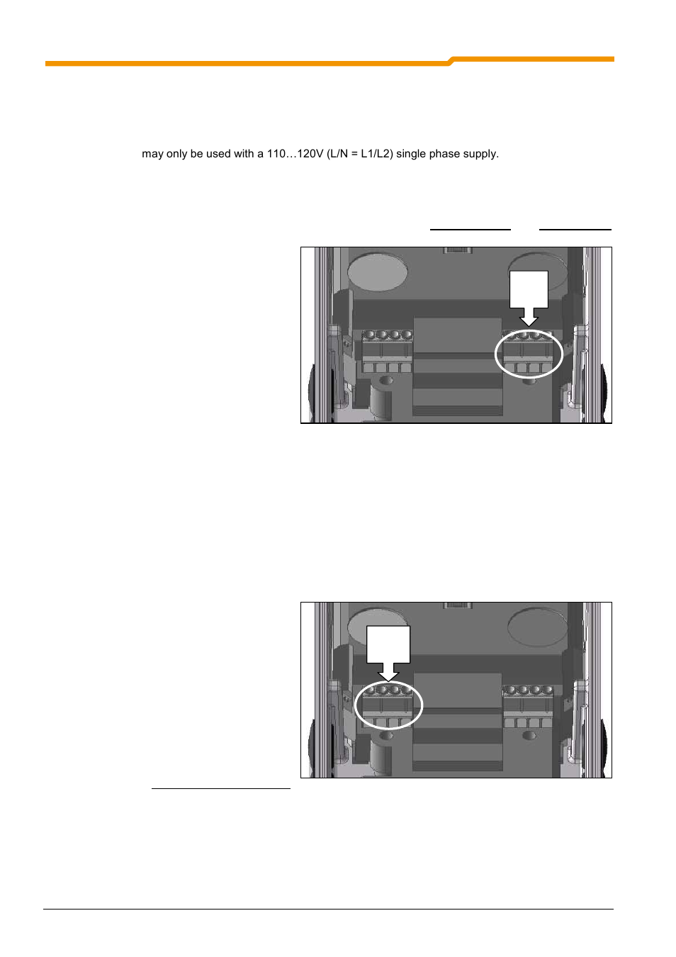 1 mains supply (l1, l2, l3, pe), 2 motor cable (u, v, w, pe) | NORD Drivesystems BU0180 User Manual | Page 32 / 184