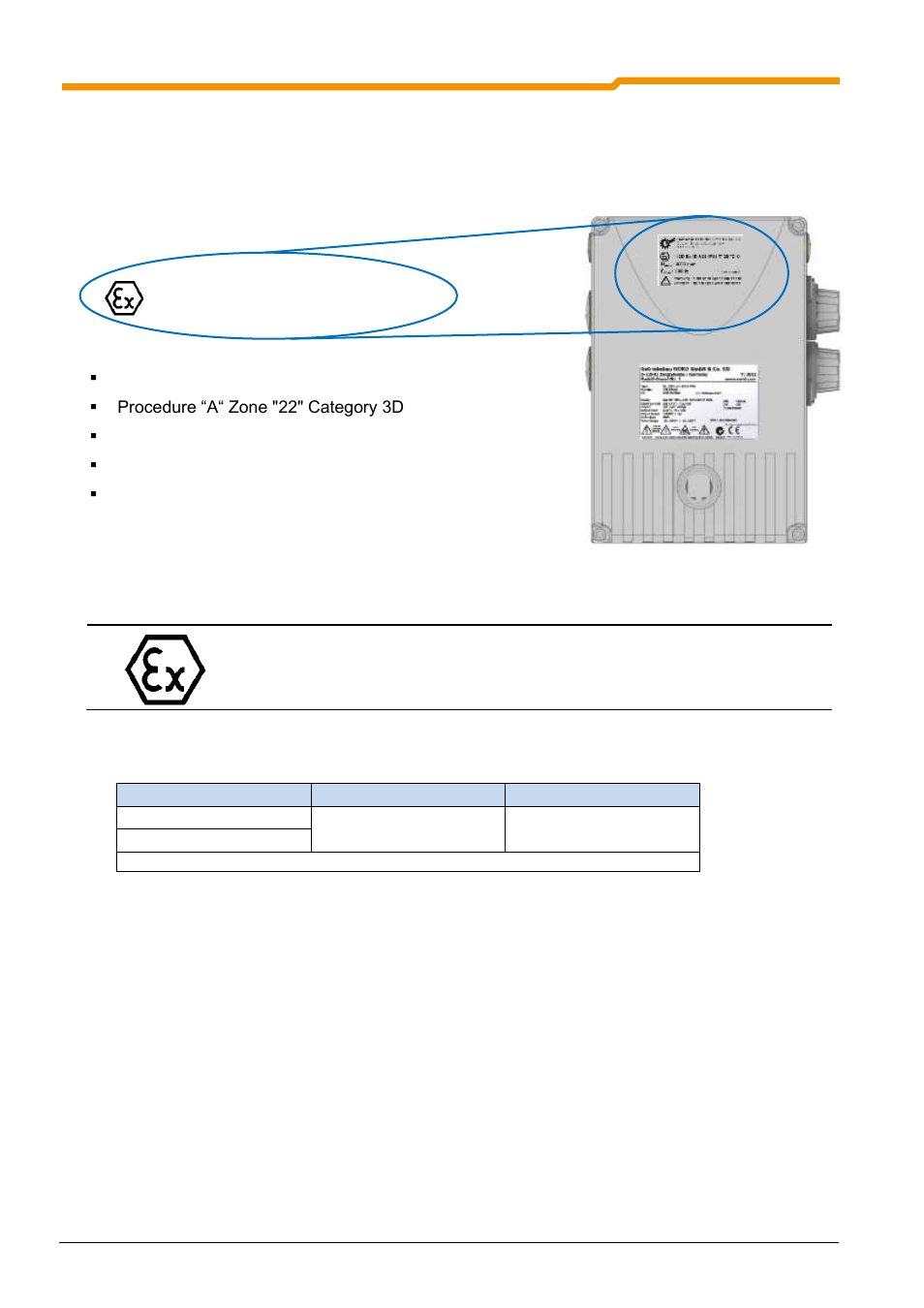 2 options for atex zone 22 3d | NORD Drivesystems BU0180 User Manual | Page 44 / 184