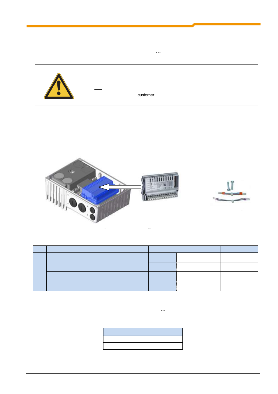 2 mounting of optional module, 1 installation of internal customer units sk cu4, 2 installation of external technology units sk tu4 | 2 mounting of optional module 3.2.1 | NORD Drivesystems BU0180 User Manual | Page 53 / 184