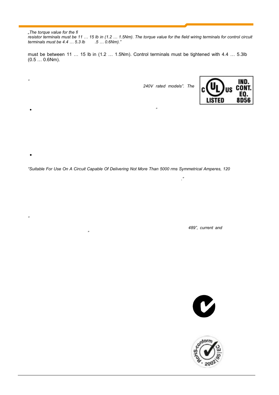 3 c-tick labelling, 4 rohs compliance | NORD Drivesystems BU0200 User Manual | Page 17 / 314