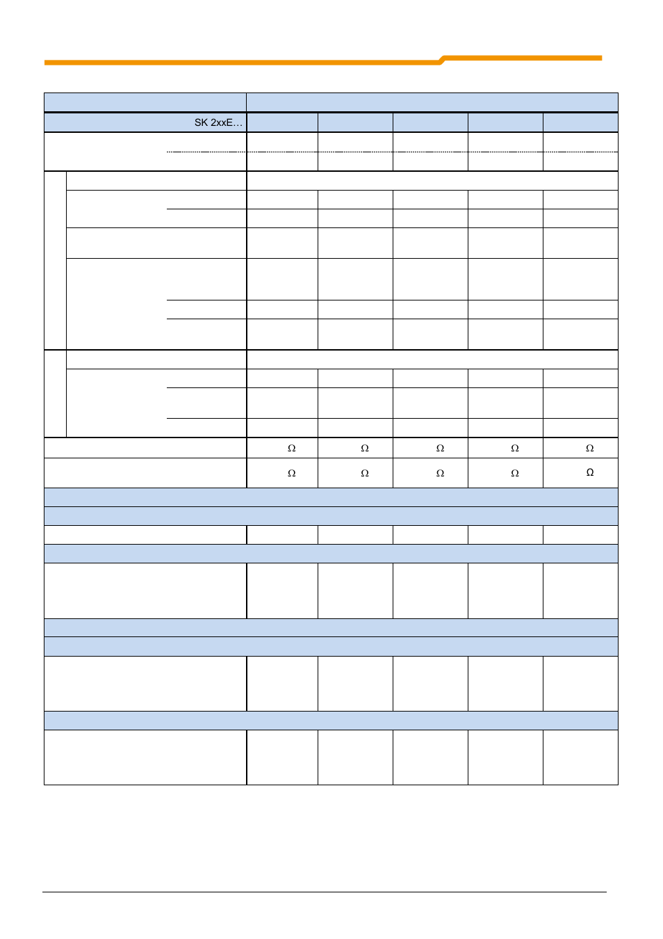 4 electrical data 3~400v | NORD Drivesystems BU0200 User Manual | Page 279 / 314