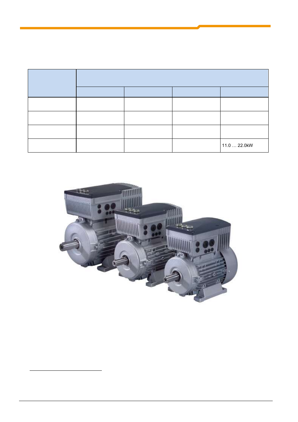 2 sk 2xxe dimensions, 1 power rating / motor size | NORD Drivesystems BU0200 User Manual | Page 29 / 314
