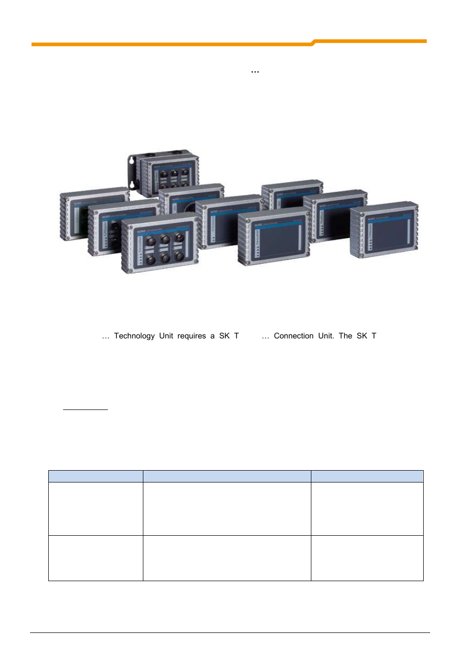 2 overview of external technology units sk tu4 | NORD Drivesystems BU0200 User Manual | Page 71 / 314