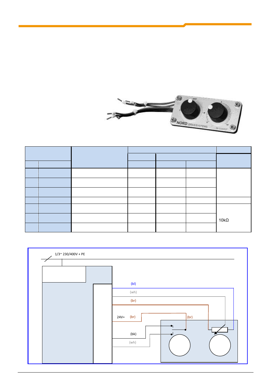 2 potentiometer adapter, sk cu4-pot | NORD Drivesystems BU0200 User Manual | Page 81 / 314