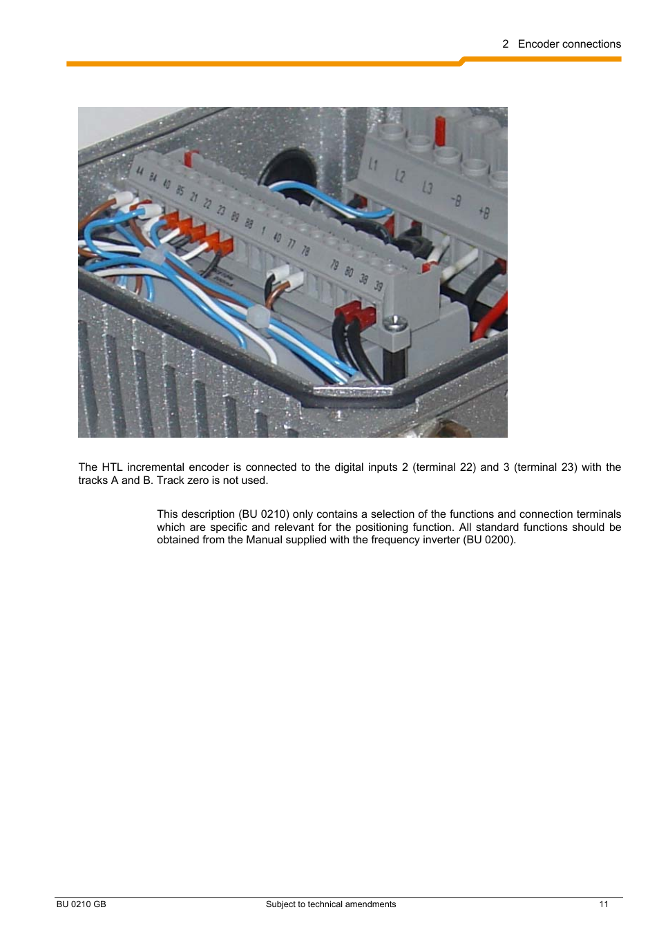 NORD Drivesystems BU0210 User Manual | Page 11 / 60