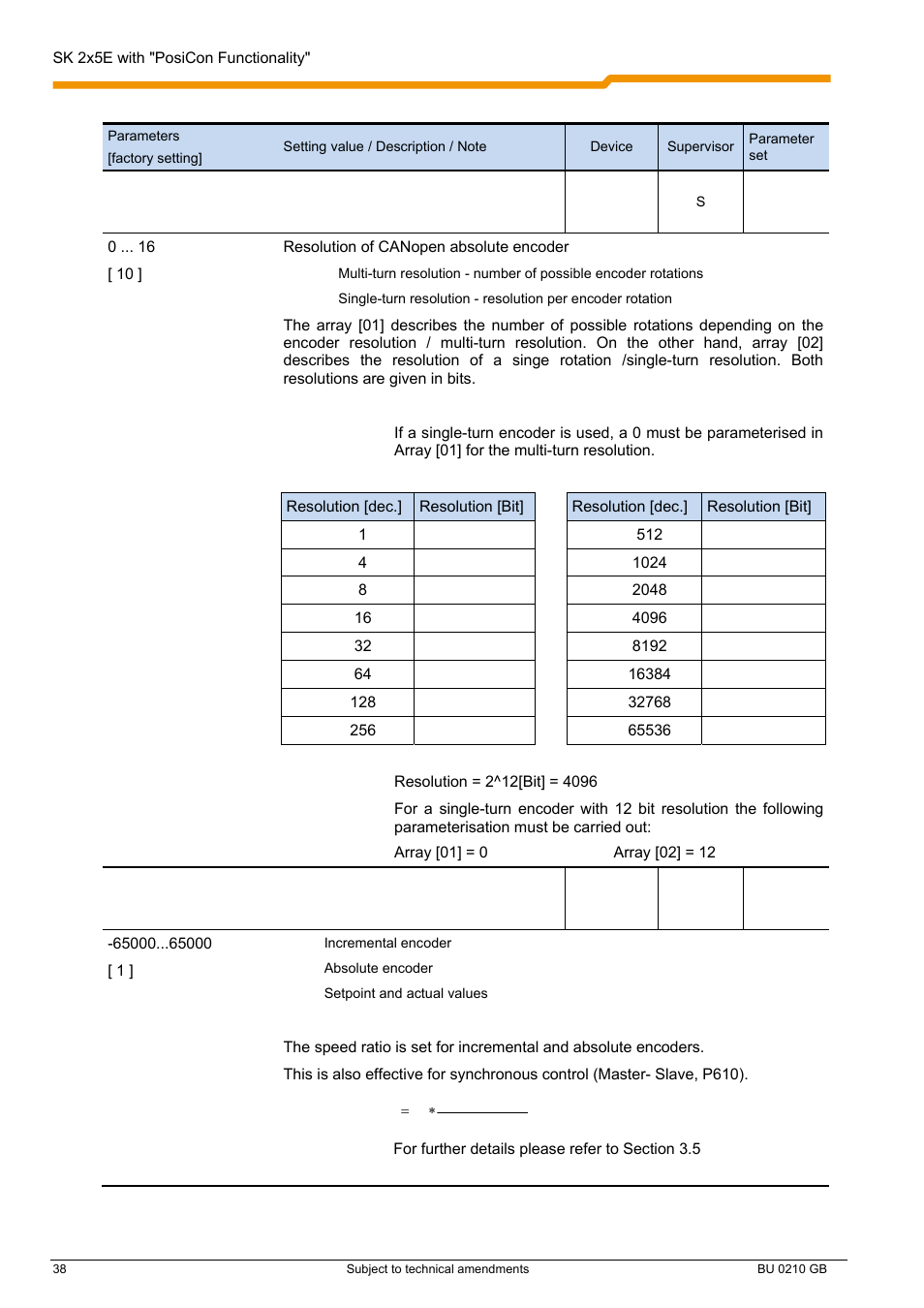 NORD Drivesystems BU0210 User Manual | Page 38 / 60