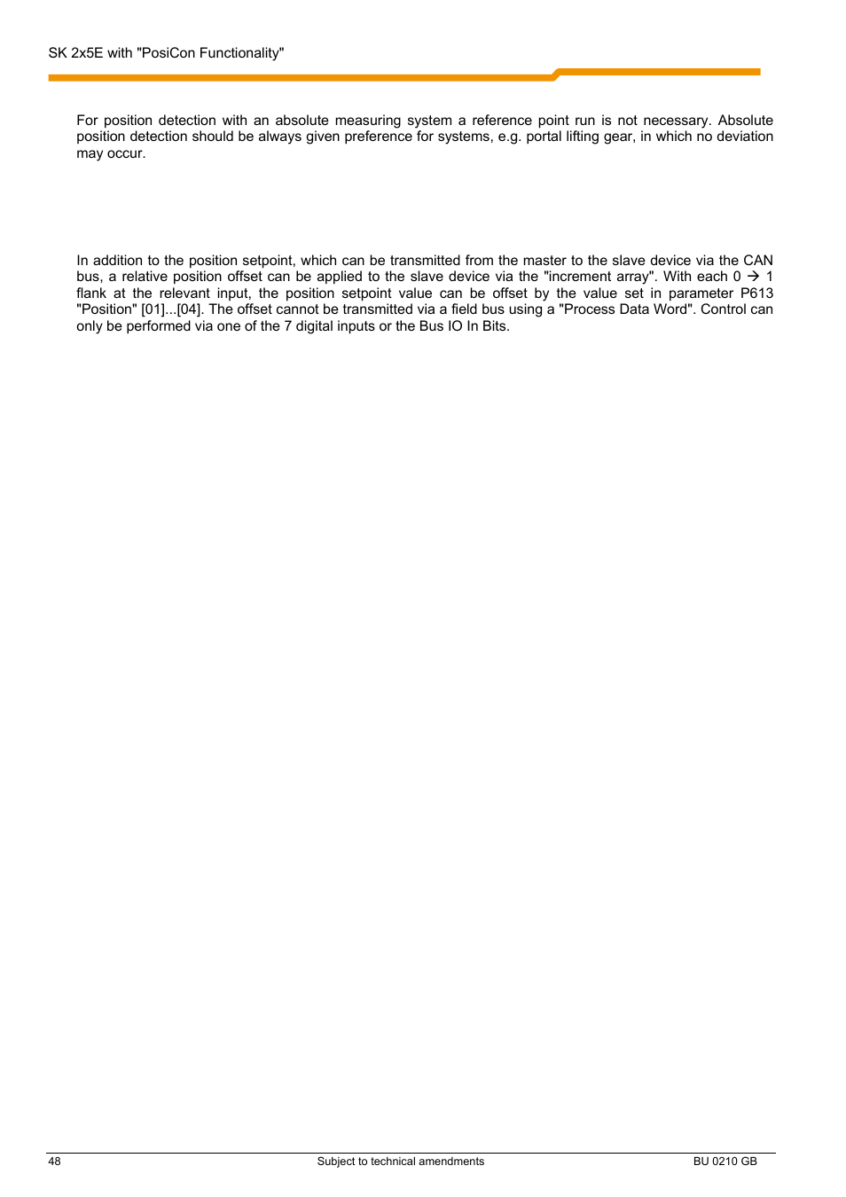 9 offset switching in synchronous operation | NORD Drivesystems BU0210 User Manual | Page 48 / 60