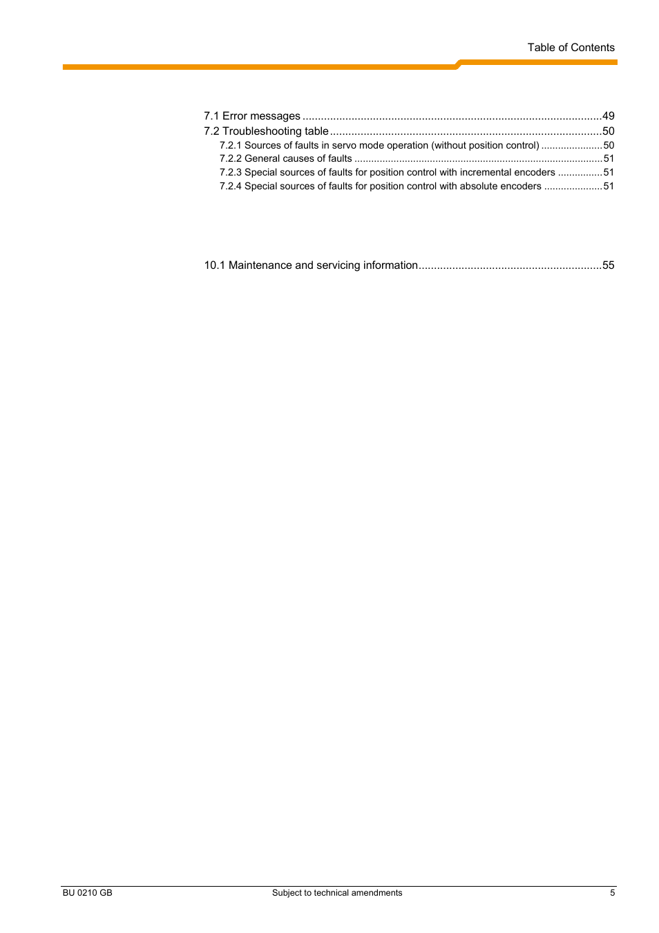 NORD Drivesystems BU0210 User Manual | Page 5 / 60