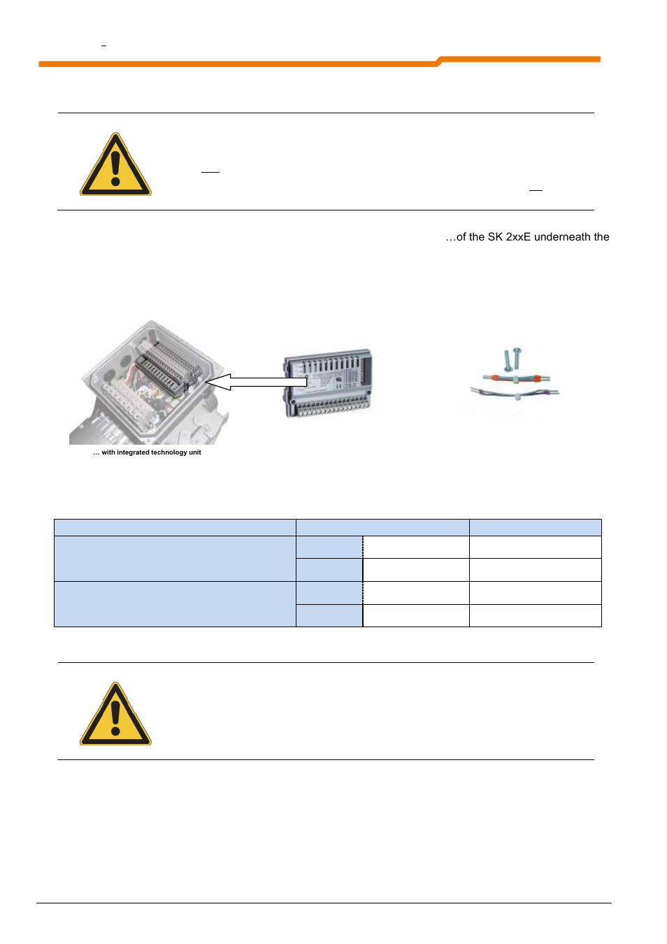 2 installing the customer unit sk cu4-pbr | NORD Drivesystems BU0220 User Manual | Page 16 / 100